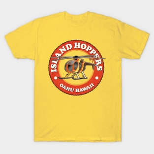 Island Hoppers Oahu Hawaii retro look, worn effect T-Shirt